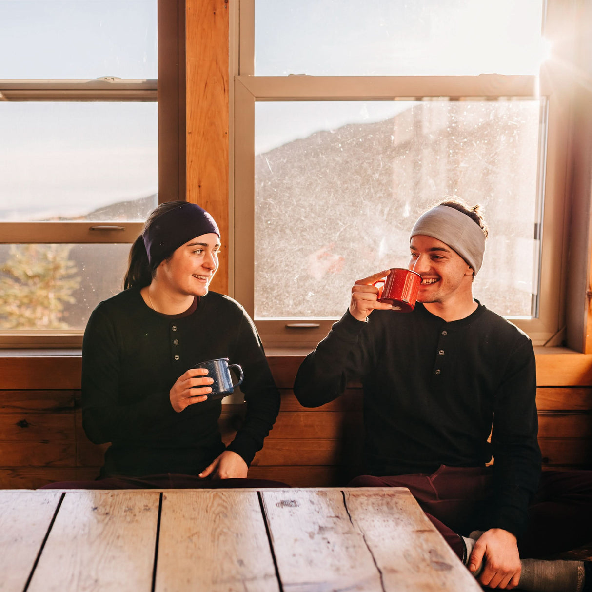 Men's Midweight Merino Wool Henley | 100% Merino Wool