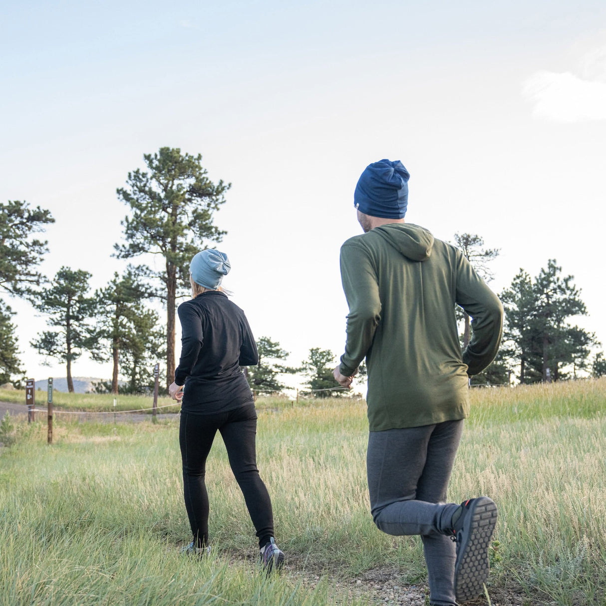 Midweight Men's Wool Flyless Running Pants- Woolverino