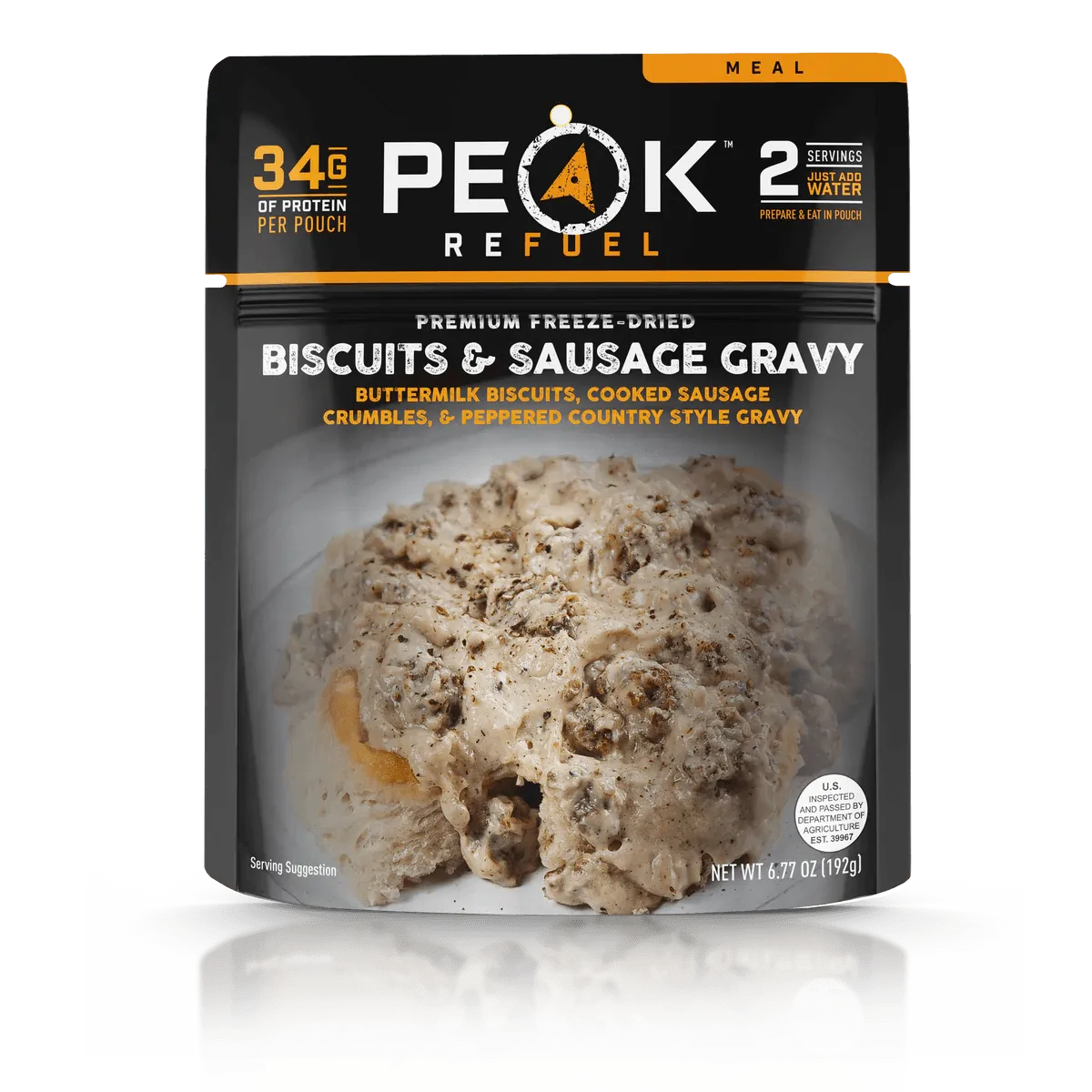 Peak Refuel | Biscuits & Sausage Gravy - Moto Camp Nerd - motorcycle camping