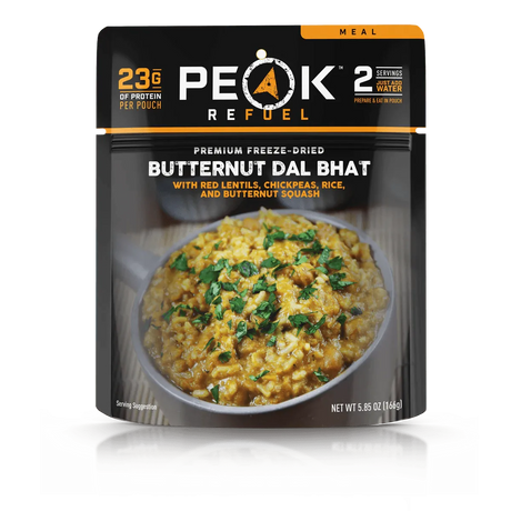 Peak Refuel | Butternut Dal Bhat - Moto Camp Nerd - motorcycle camping