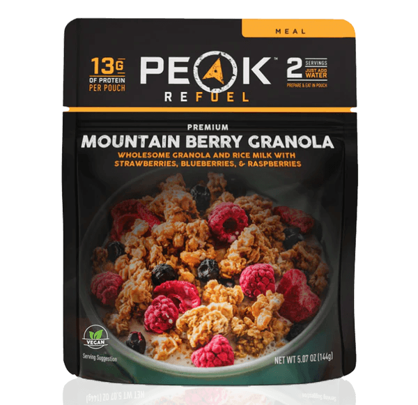 Peak Refuel | Mountain Berry Granola - Moto Camp Nerd - motorcycle camping