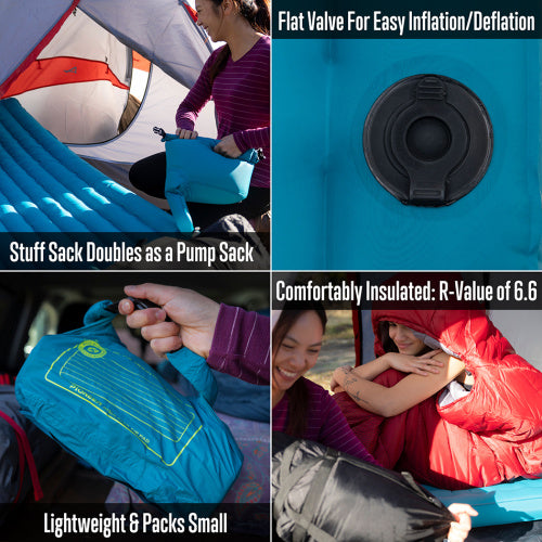 ALPS Mountaineering | Pioneer Insulated Sleeping Pad – Moto Camp Nerd