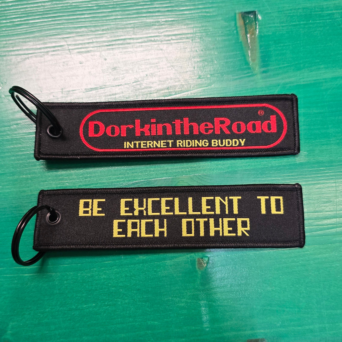 Dork in the Road Keytag