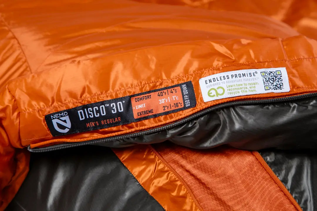 NEMO | Disco Men’s Endless Promise® Down Sleeping Bag 30˚F