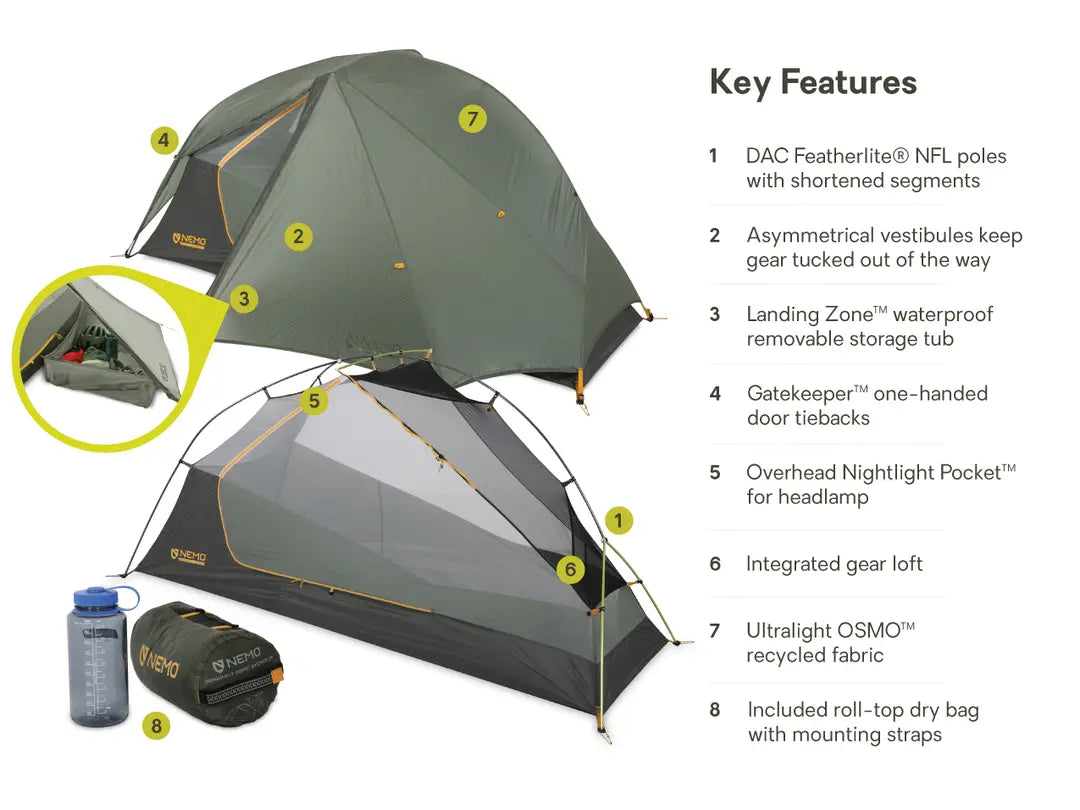 NEMO | Dragonfly Bikepack OSMO Tent 1P