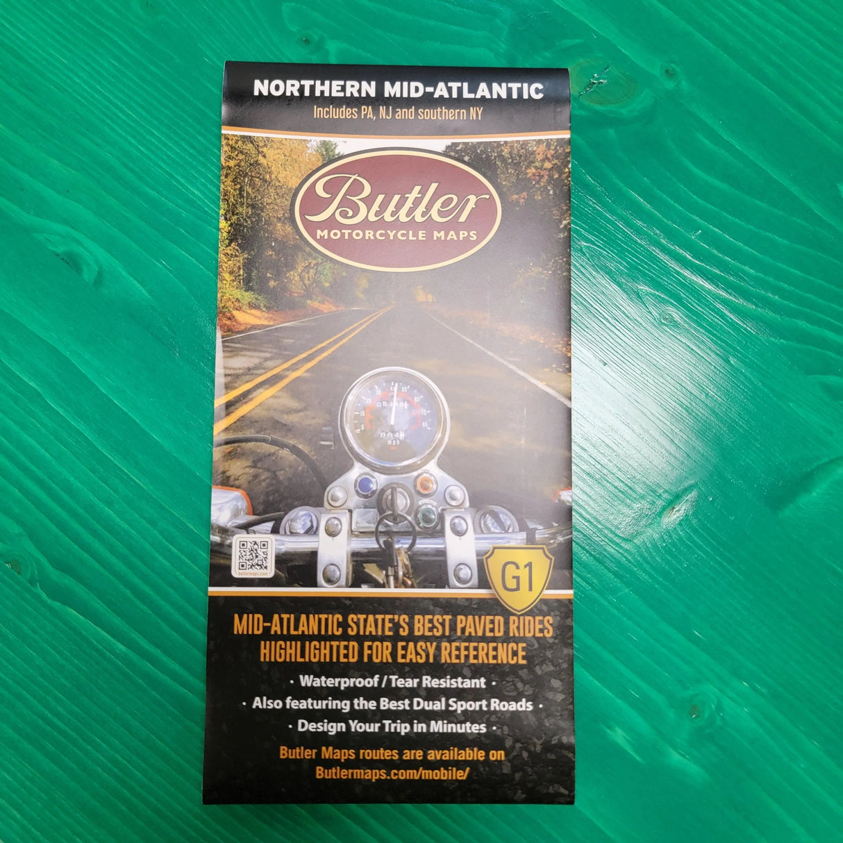 Butler Maps | Northern Mid-Atlantic G1 Map - Moto Camp Nerd - motorcycle camping