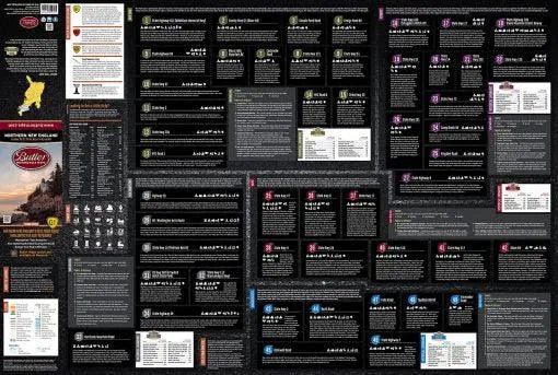 Butler Maps | Northern New England G1 Map - Moto Camp Nerd - motorcycle camping