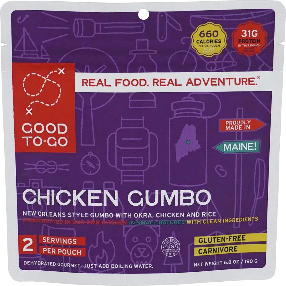 Good To-Go | CHICKEN GUMBO - Moto Camp Nerd - motorcycle camping