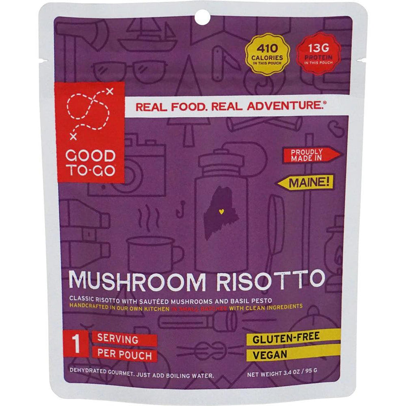 Good To-Go | MUSHROOM RISOTTO - Moto Camp Nerd - motorcycle camping