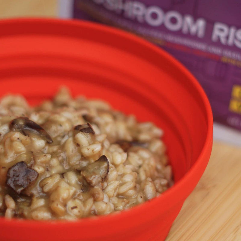 Good To-Go | MUSHROOM RISOTTO - Moto Camp Nerd - motorcycle camping