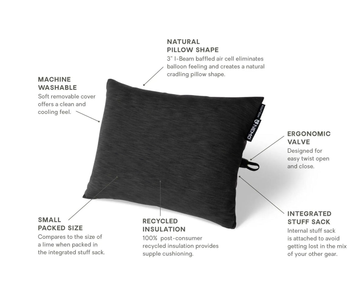 NEMO | Fillo Elite Ultralight Pillow - Moto Camp Nerd - motorcycle camping