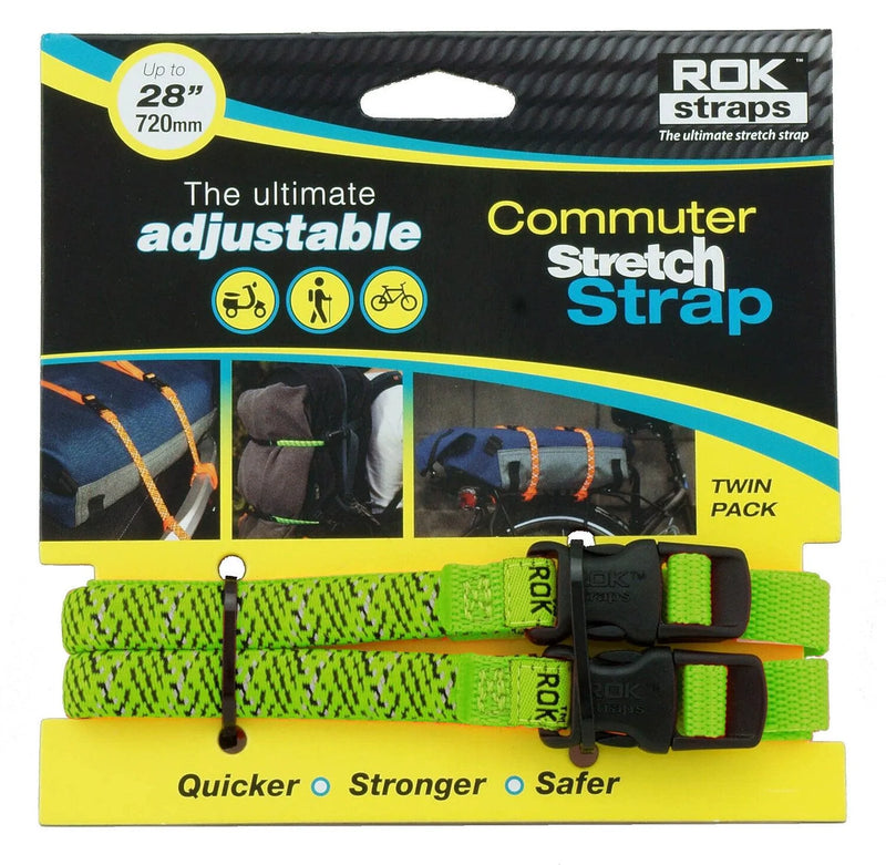 ROK Straps | Commuter Stretch Strap Reflective - Moto Camp Nerd - motorcycle camping